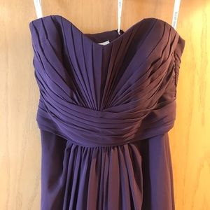 Floor Length Deep Purple Gown!